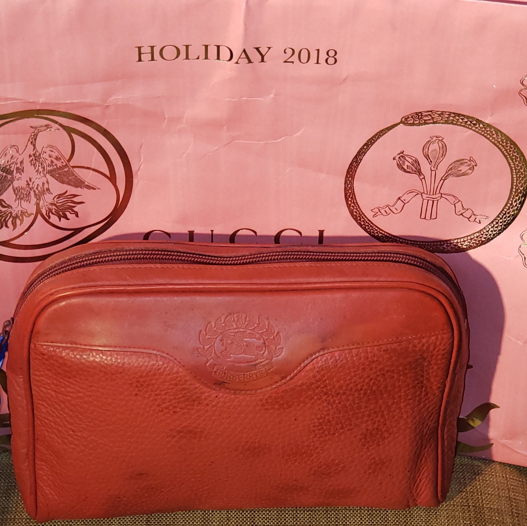 Vintage Large Burberrys Clutch